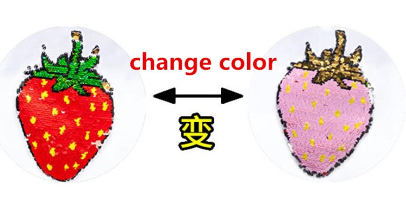Szytypyl Strawberry Magic Flip Sequin Girls T-Shirts Short Sleeve Crew Shirt Kids Summer Cute Pullover Top - Image 3
